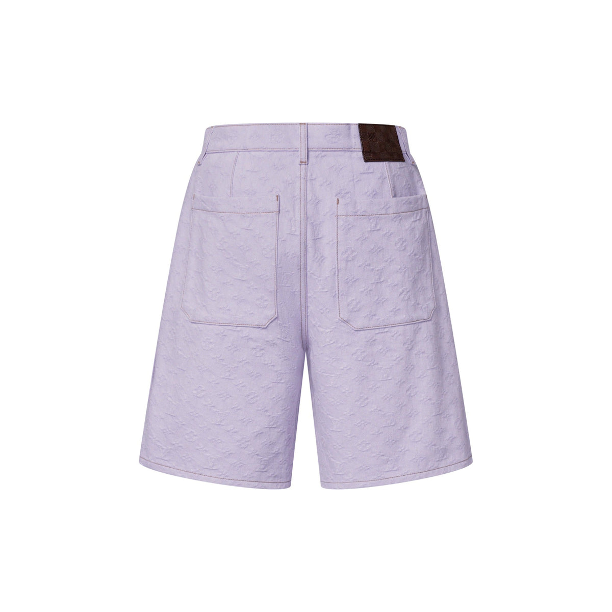 Monogram Jacquard Denim Workwear Shorts