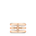 Idylle Blossom Ear Cuff, Pink Gold And Diamonds - Per Unit