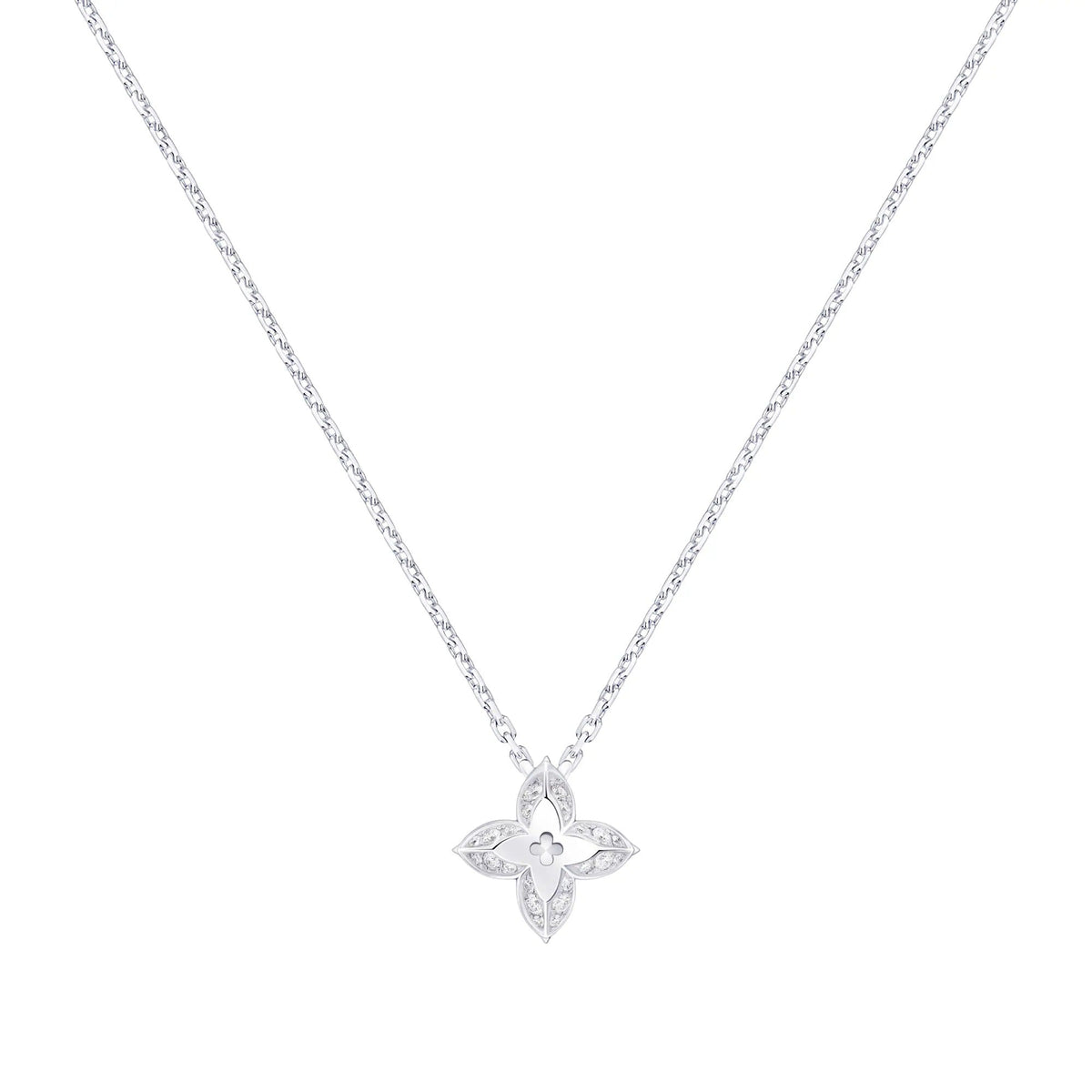 LV Diamonds Pendant, LV Monogram Star cut
