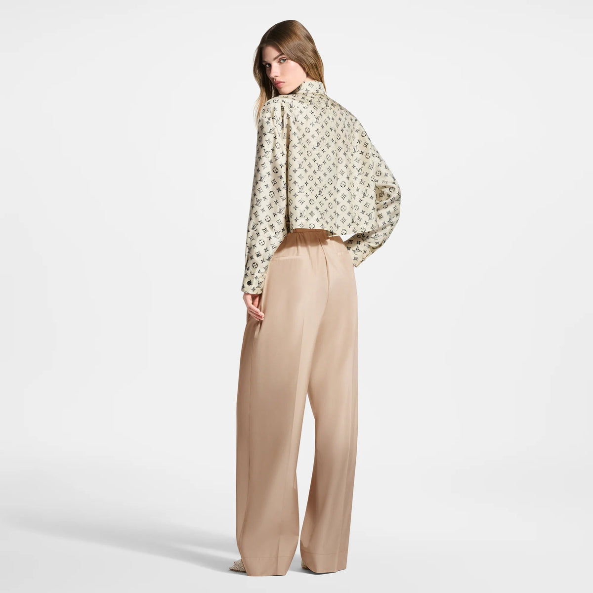 Cropped Buckle Up Shirt