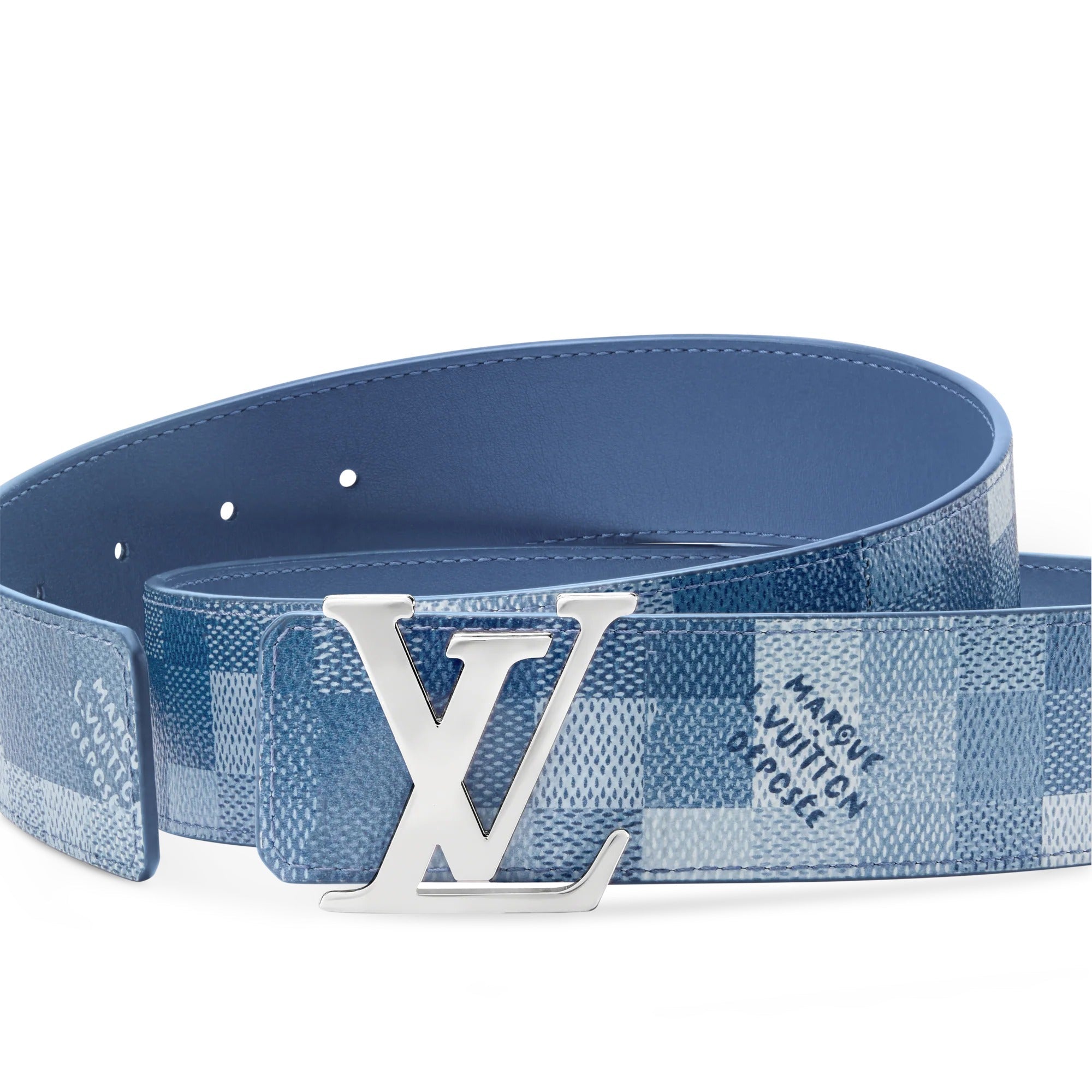 LV Initiales Damoflage 40mm Reversible Belt