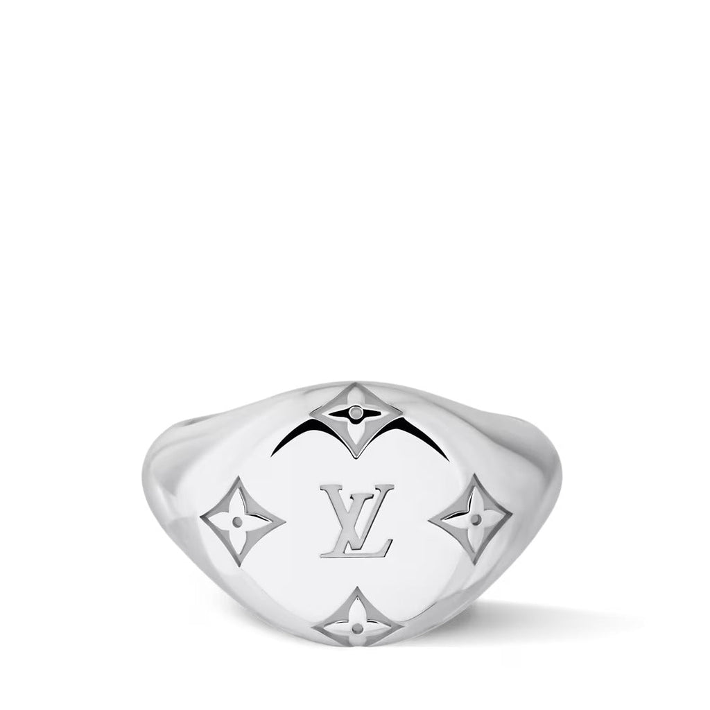 Les Gastons Vuitton Signet Ring, White Gold