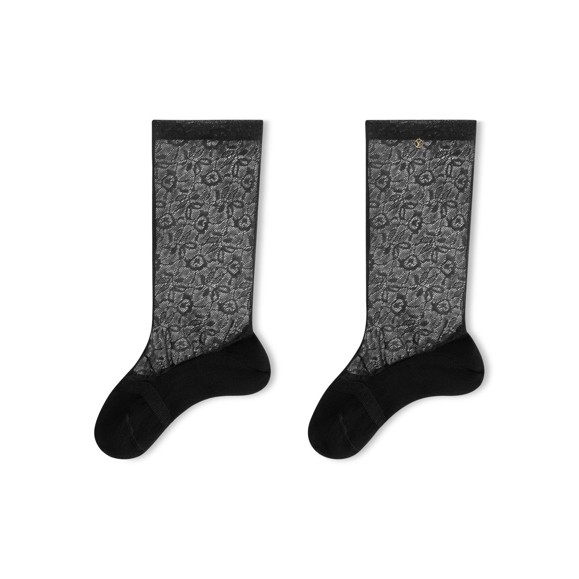 LV Floral Socks