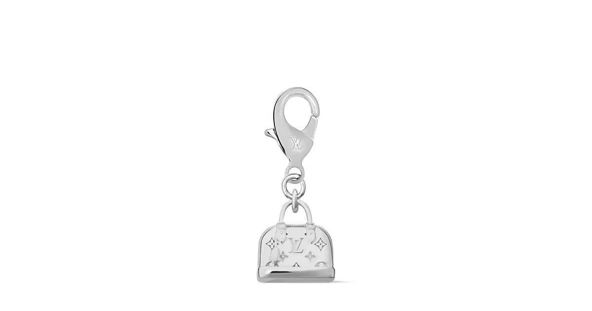 Alma Silver LV Charm