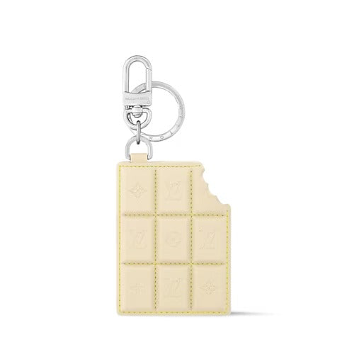 LV Chocolate Bar Key Holder and Bag Charm