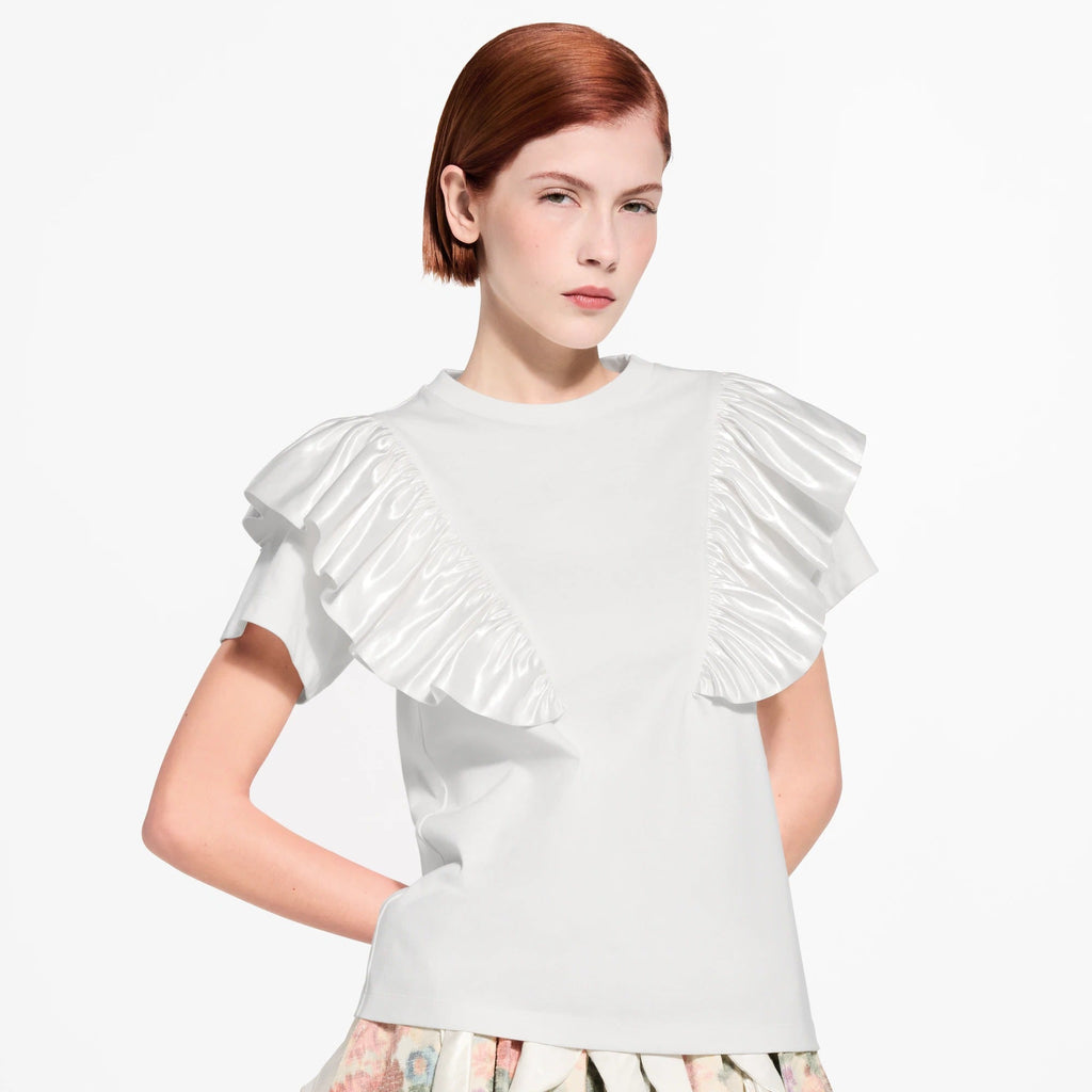 Ruffle Trim T-Shirt