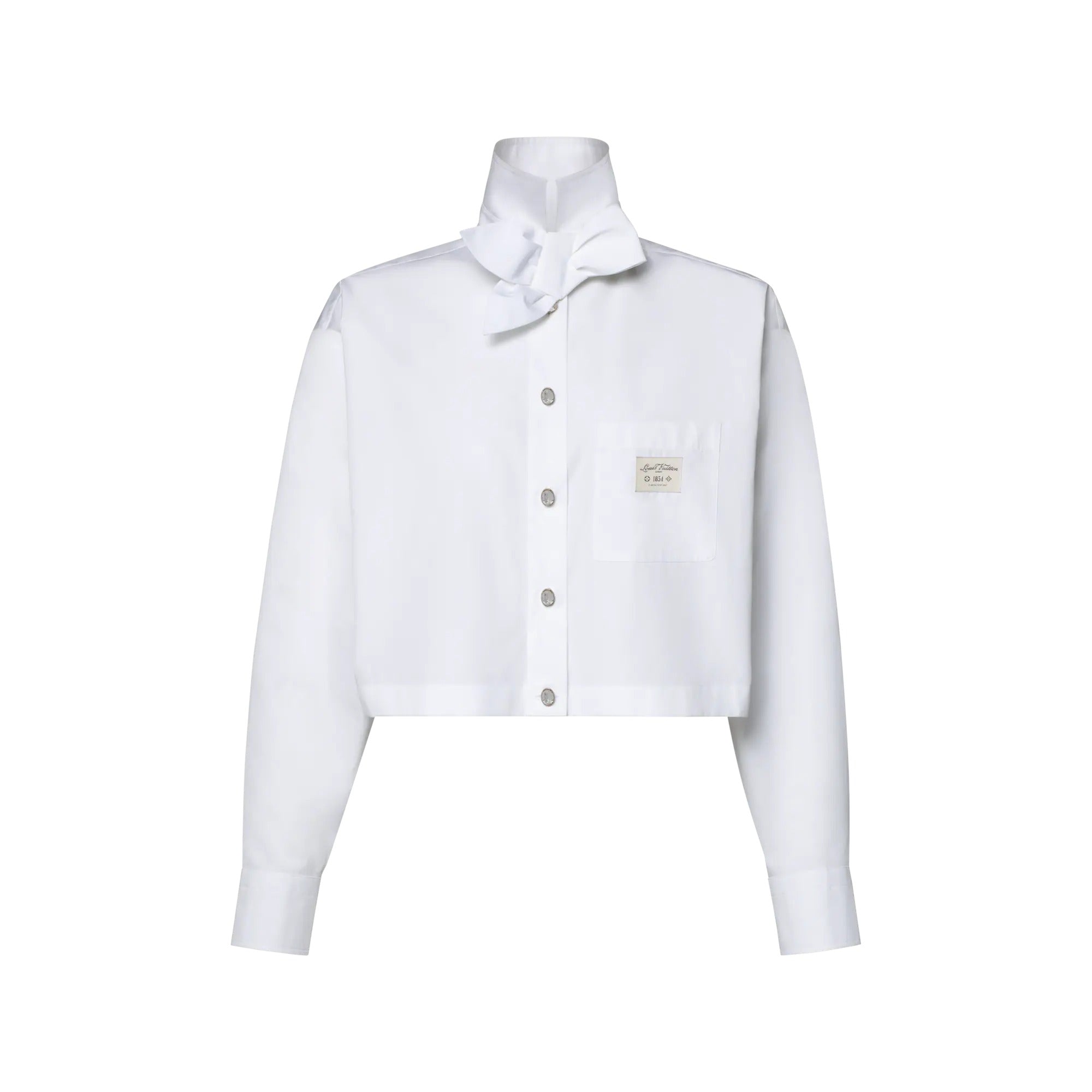 Cropped Bowtie Shirt