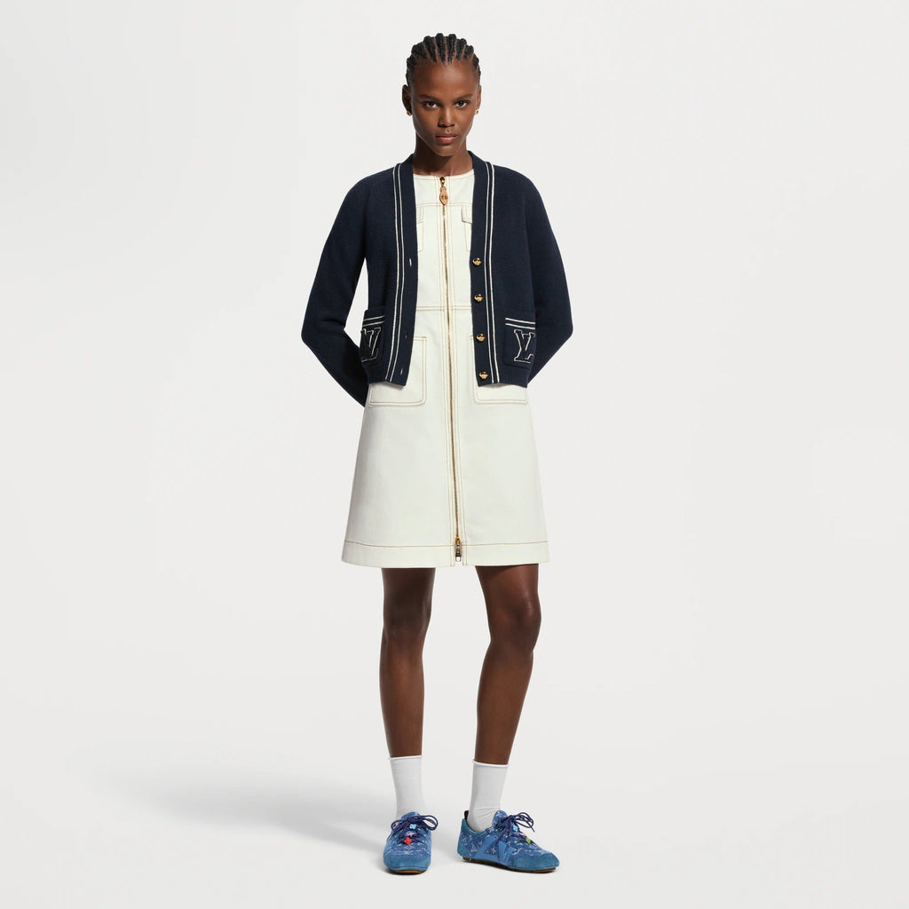 Contrast Accent Cardigan