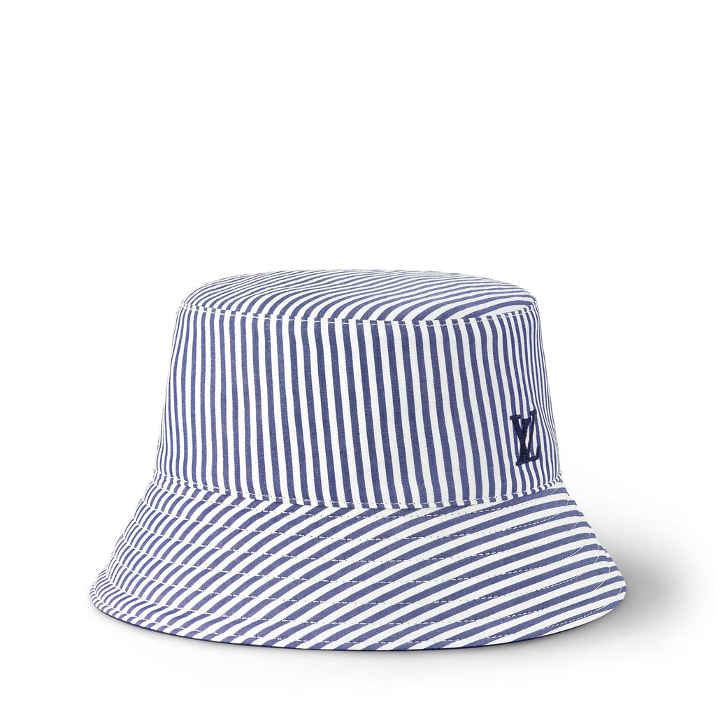 LV League Striped Bucket Hat