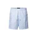 Monogram Striped Swim Shorts