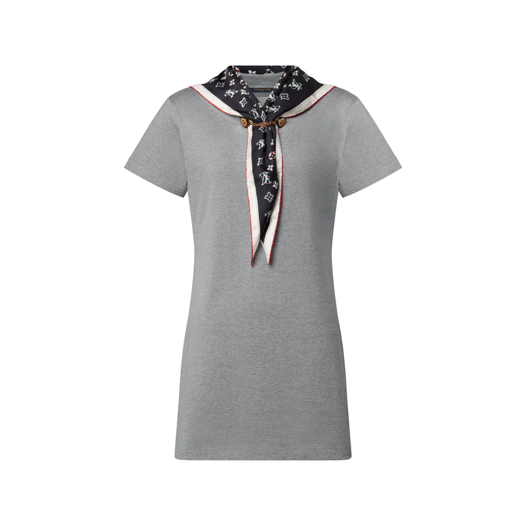Nautical Scarf T-Shirt Dress