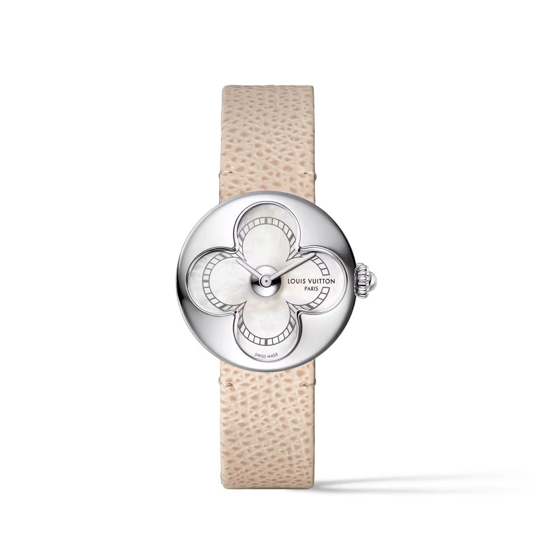 Color Blossom, Quartz, 26 MM, Steel and White Mother-Of-Pearl