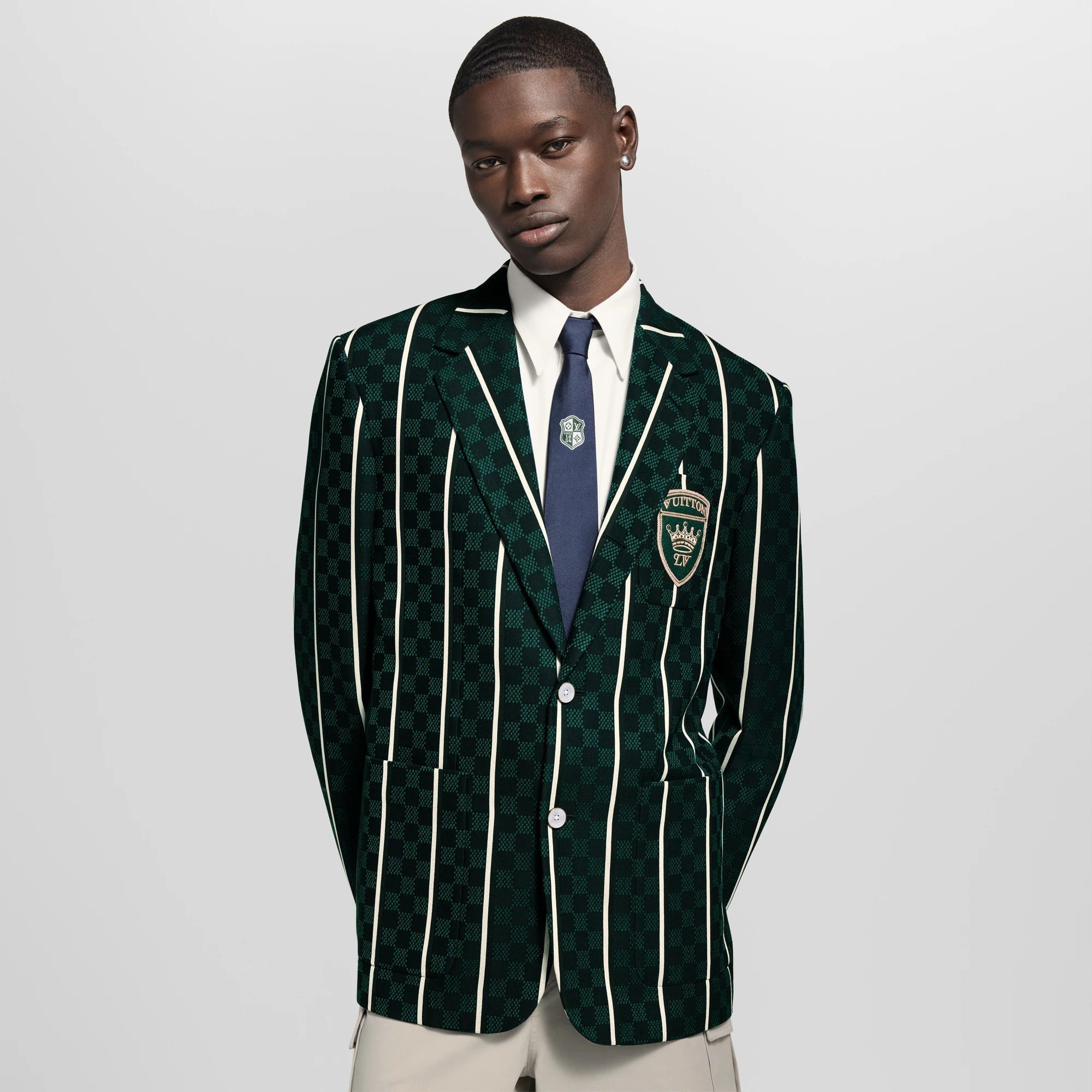 Graphic Tailored Single-Breasted City Jacket