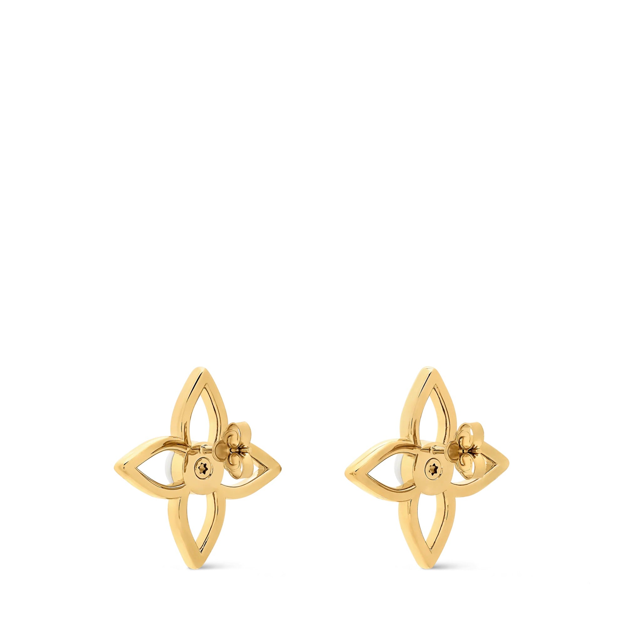 Pearly Flower Stud Earrings