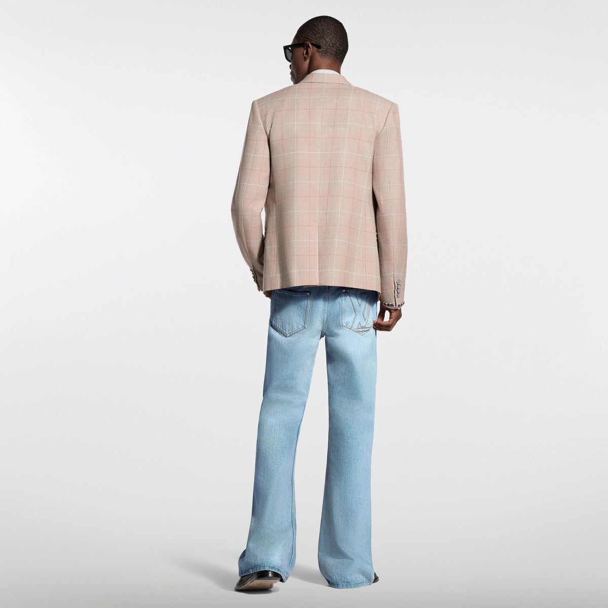 Single-Breasted Jacket With Bead-Embroidered Details