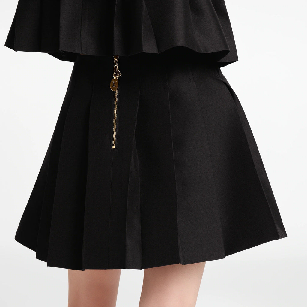 Pleated Mini Skirt