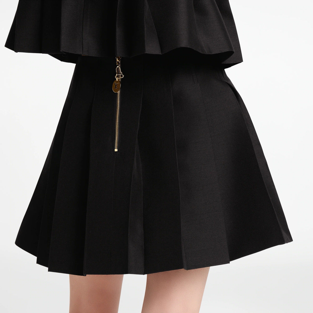 Pleated Mini Skirt
