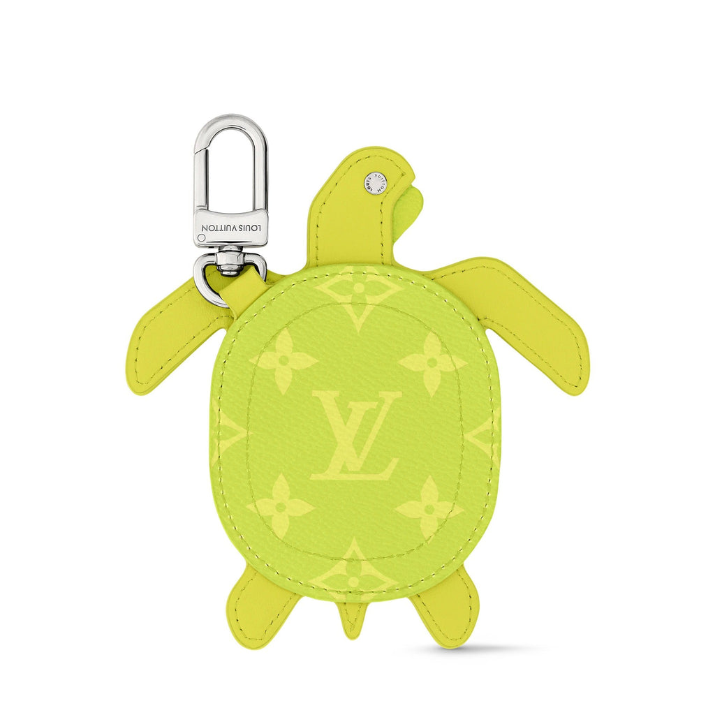 LV Turtle Pouch Bag Charm