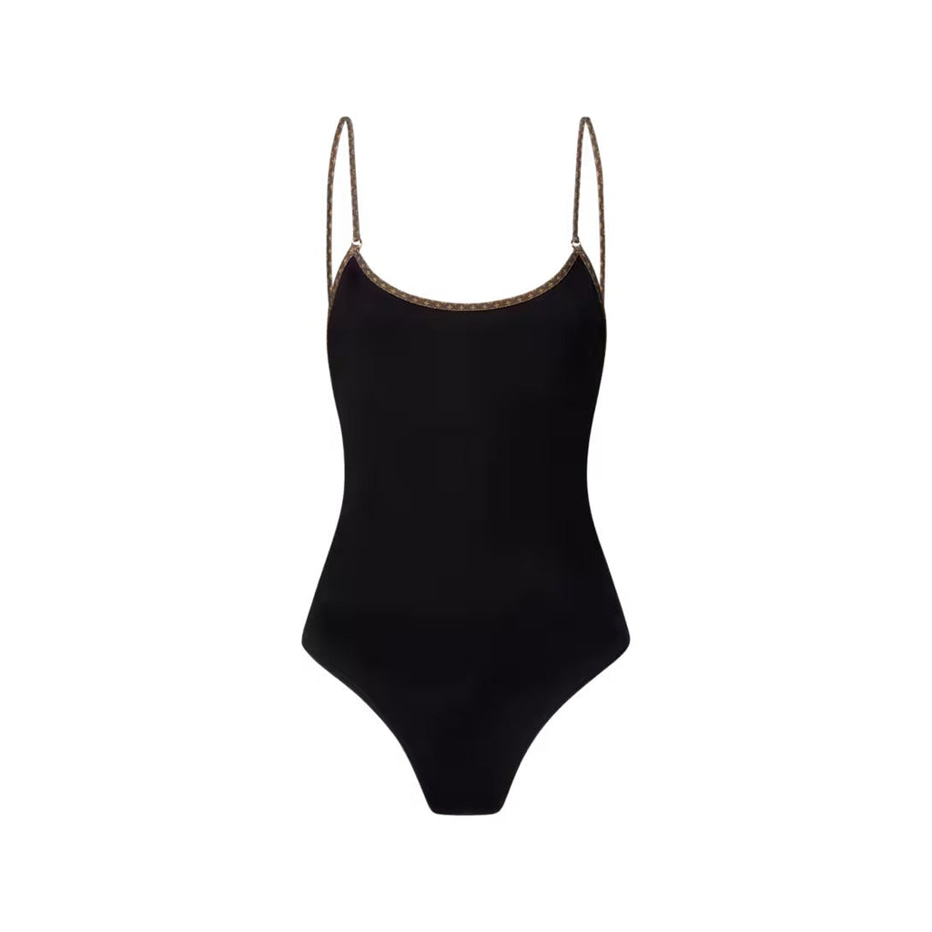 Monogram Accent Swimsuit