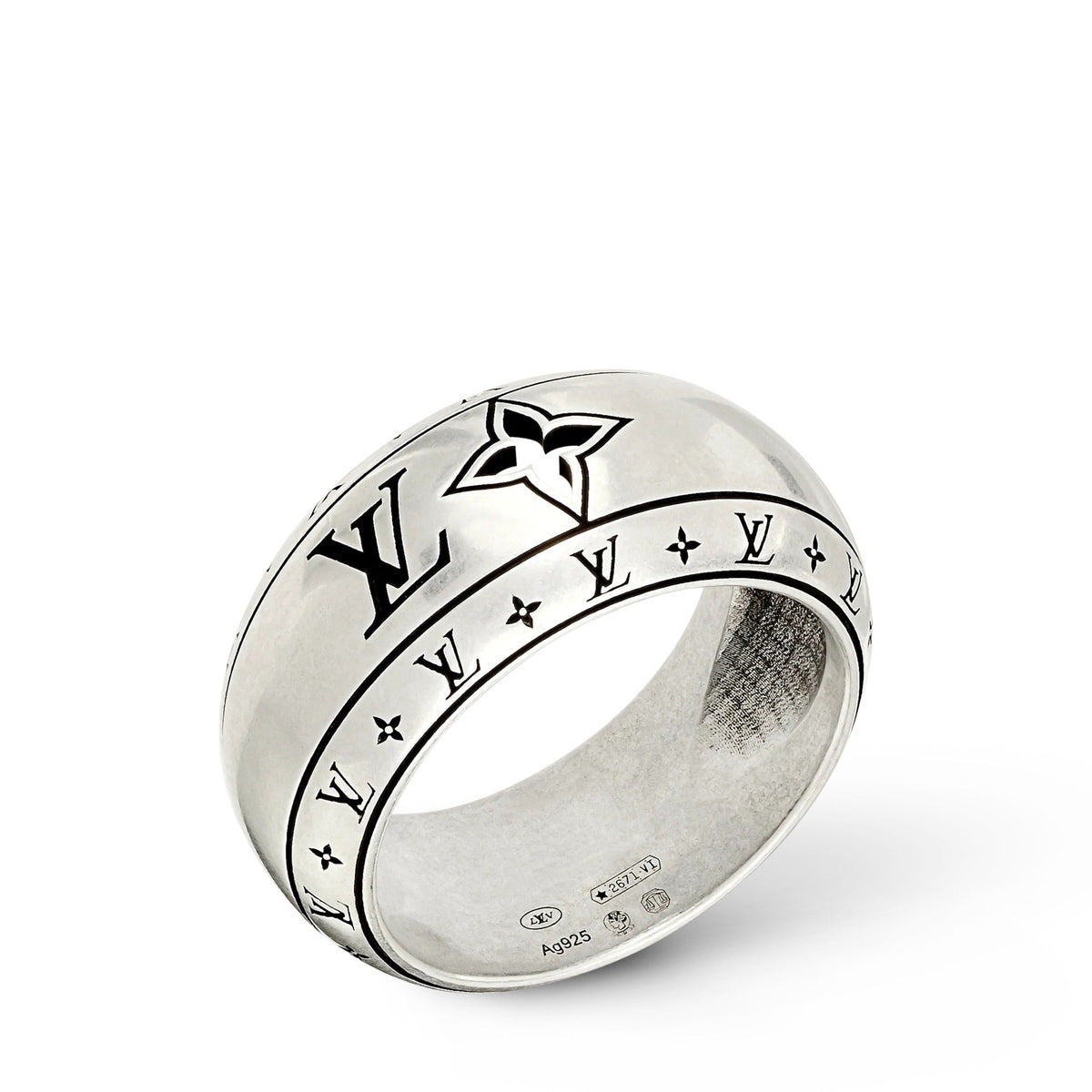 Monogram Flower Ring