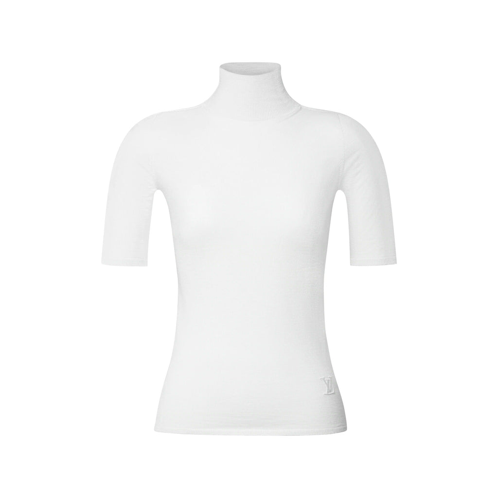 High Neck Knit Top