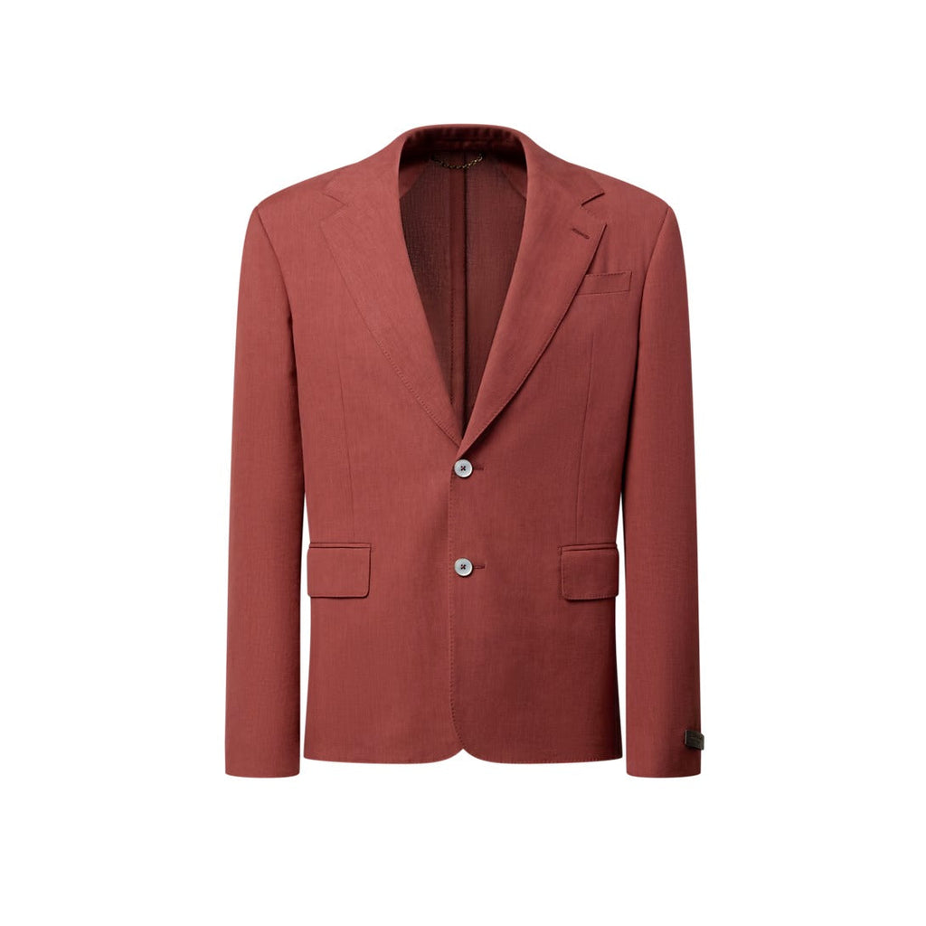 Single-Breasted Linen Jacket