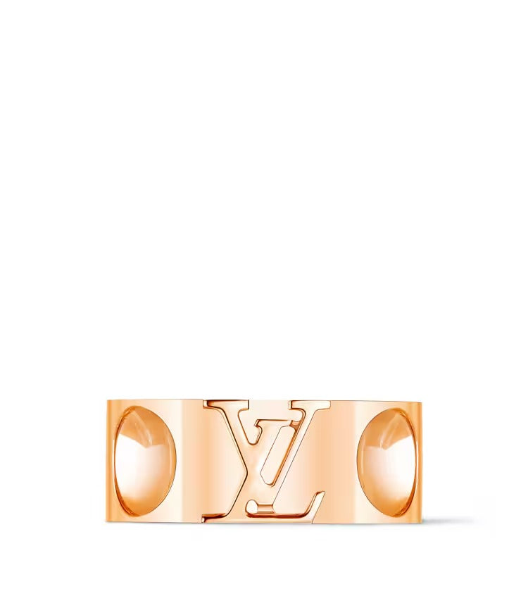 Empreinte Large Ring, Pink Gold