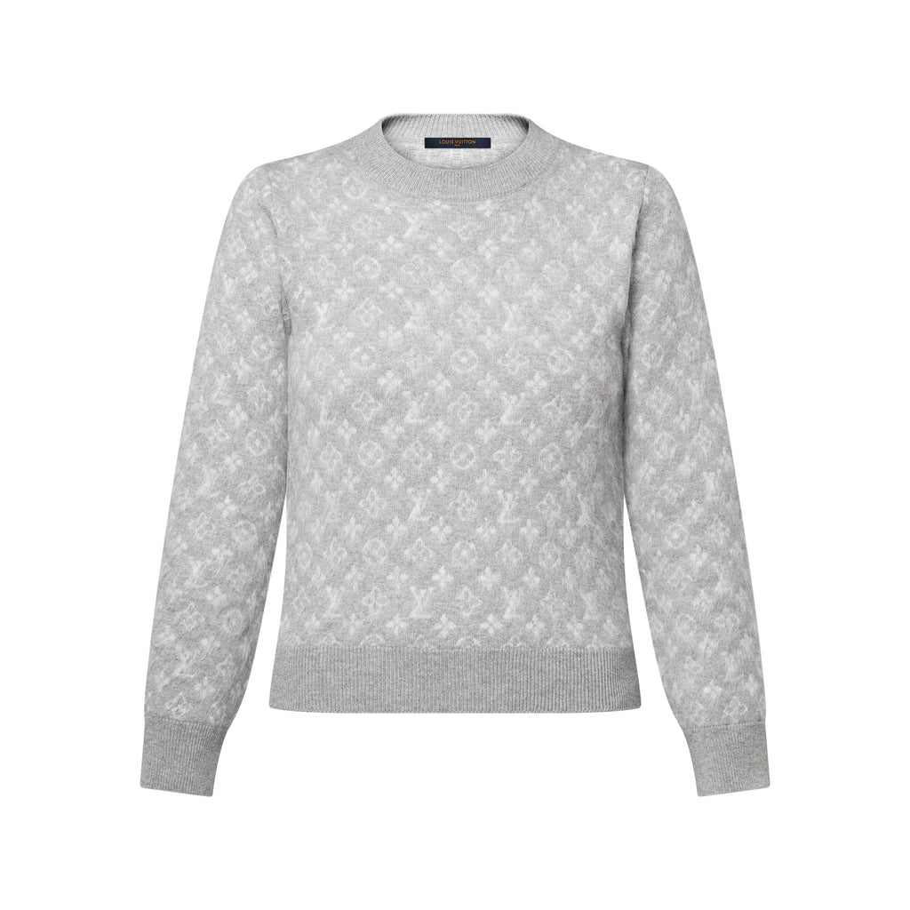 Monogram Brushed Knit Sweater