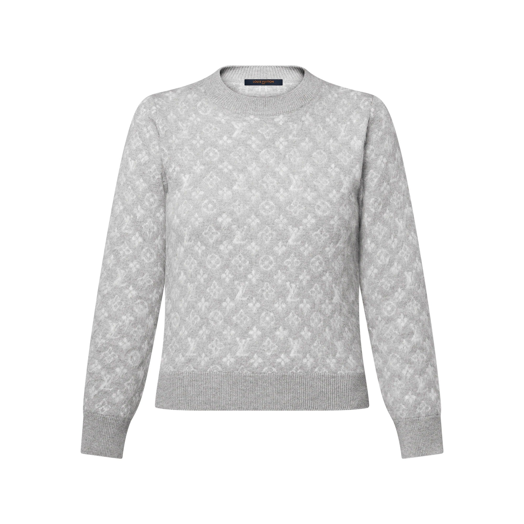 Monogram Brushed Knit Sweater