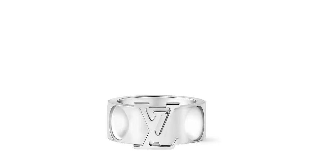Empreinte Large Ring, White Gold