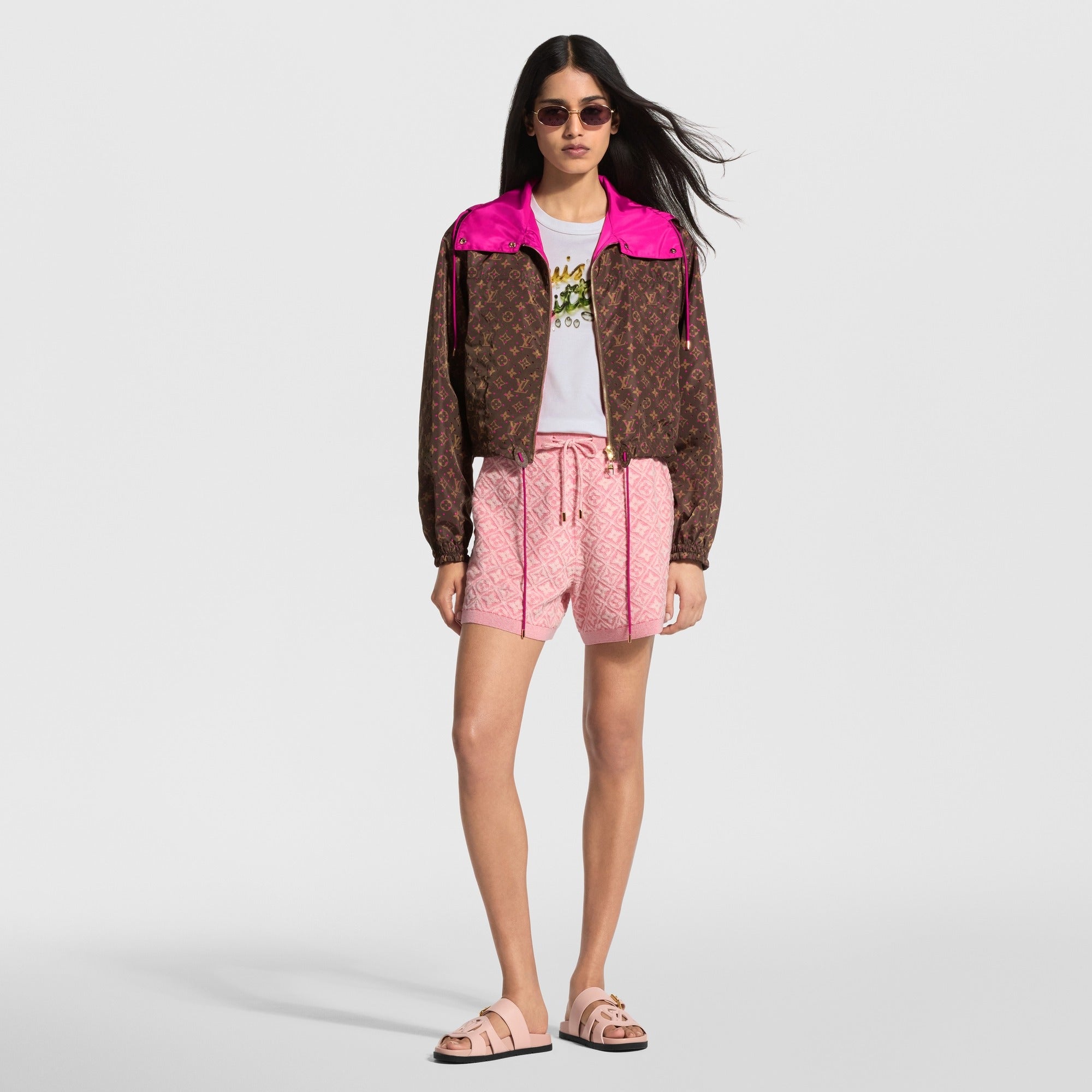 Perforated Monogram Jacket