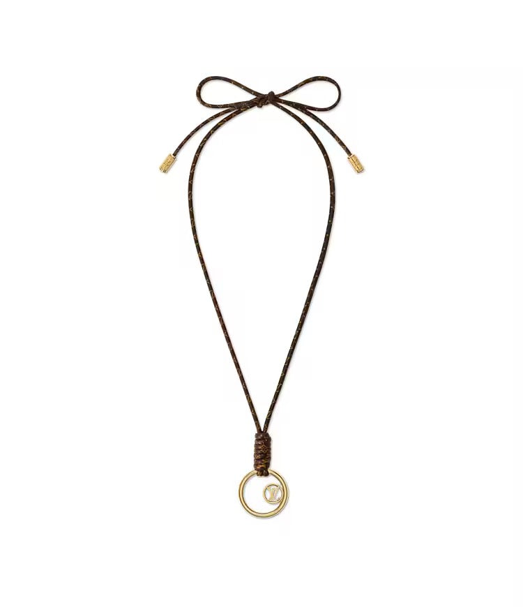 LV Loop Charm Cordon Necklace