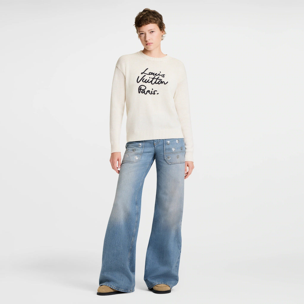 Cursive Signature Pullover