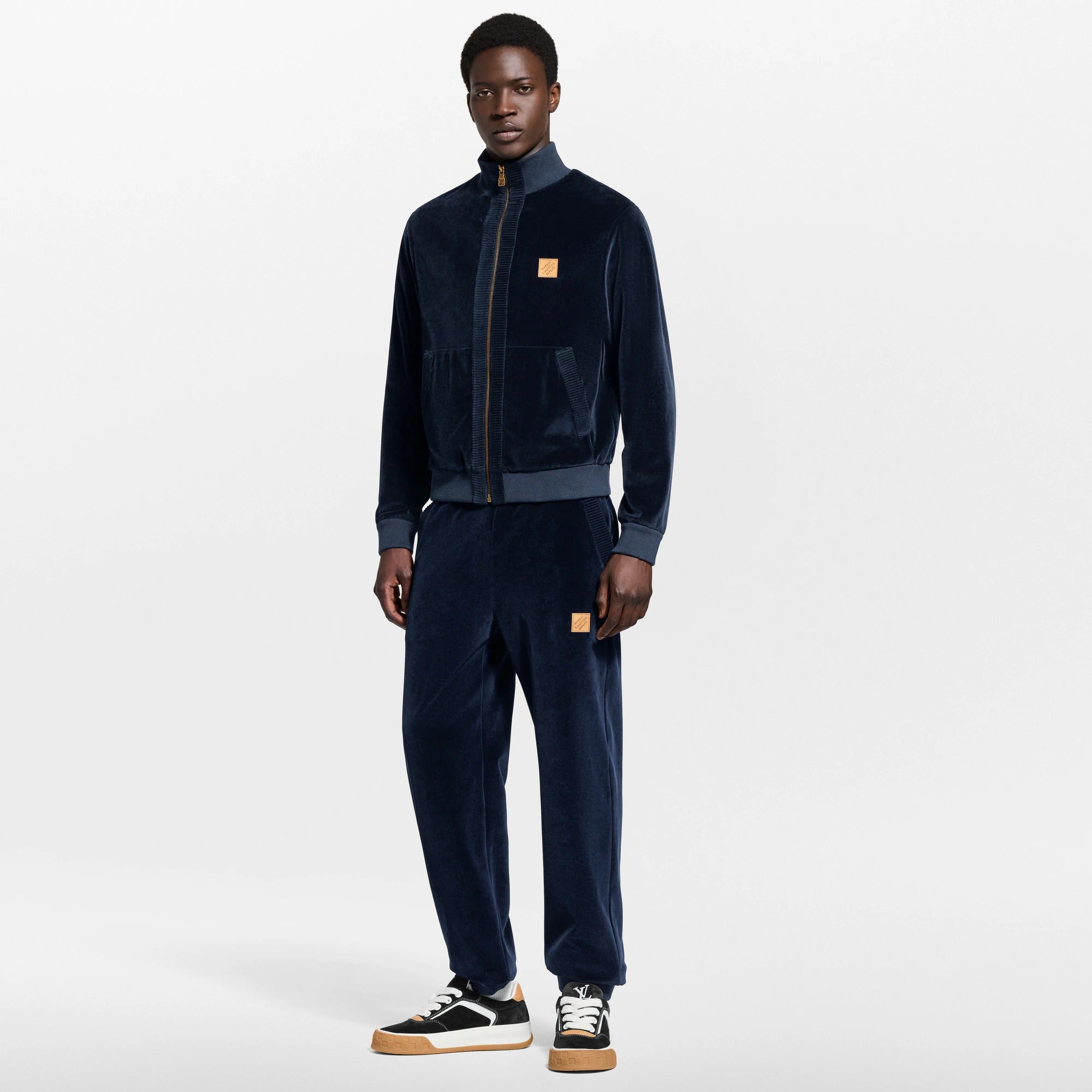 Chic Velvet Track Top