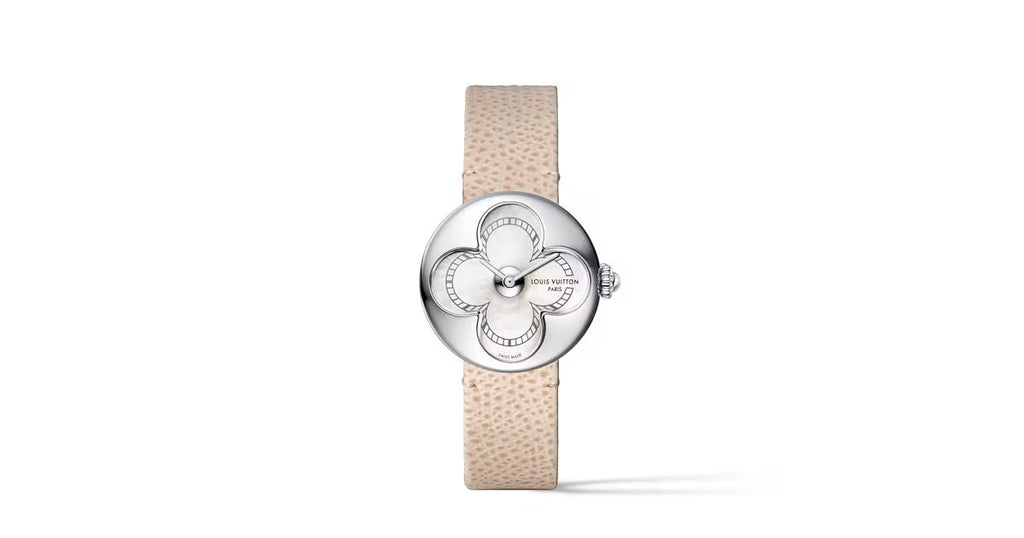 Color Blossom, Quartz, 26 MM, Steel and White Mother-Of-Pearl
