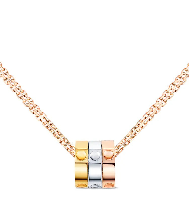 Empreinte Pendant, 3 Golds
