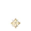 Idylle Blossom Reversible Stud, Yellow And White Gold And Diamond - Per Unit