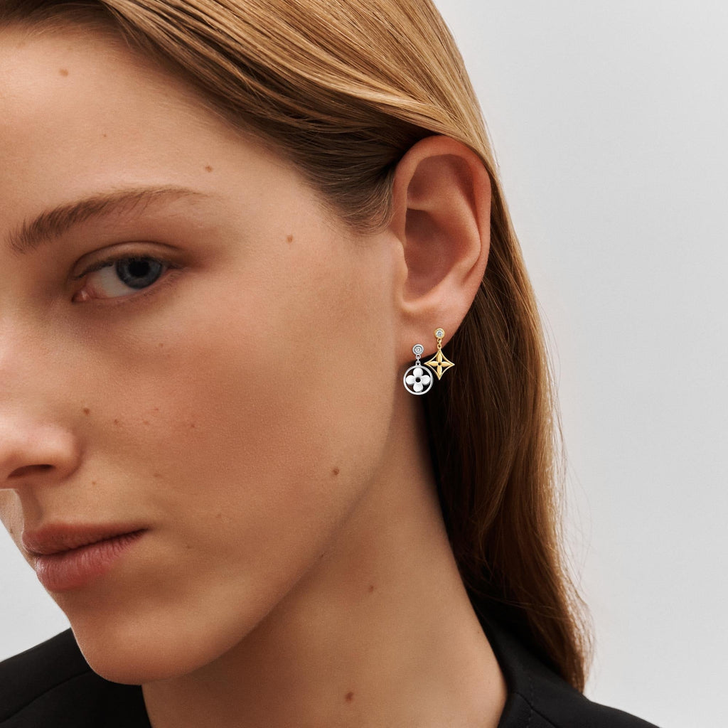 Idylle Blossom Ear Stud, White Gold And Diamond - Per Unit