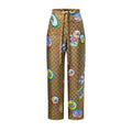 Monogram Cat Stamp Pajama Pants