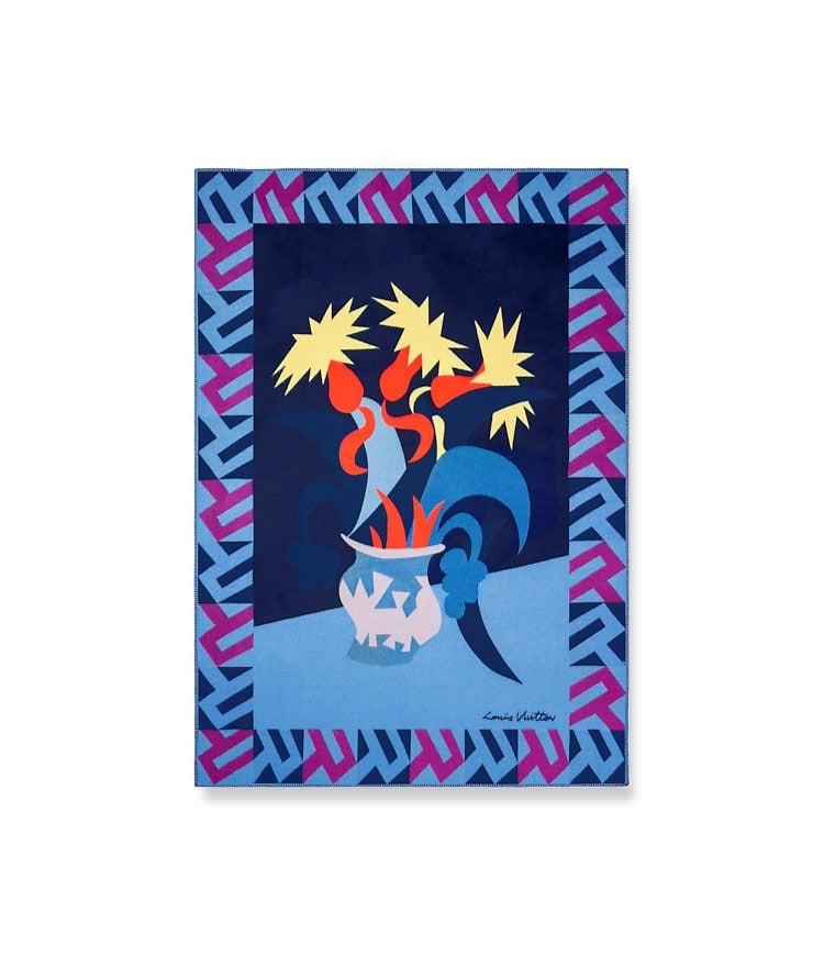 Animali Fantastici Flowers Throw Blanket