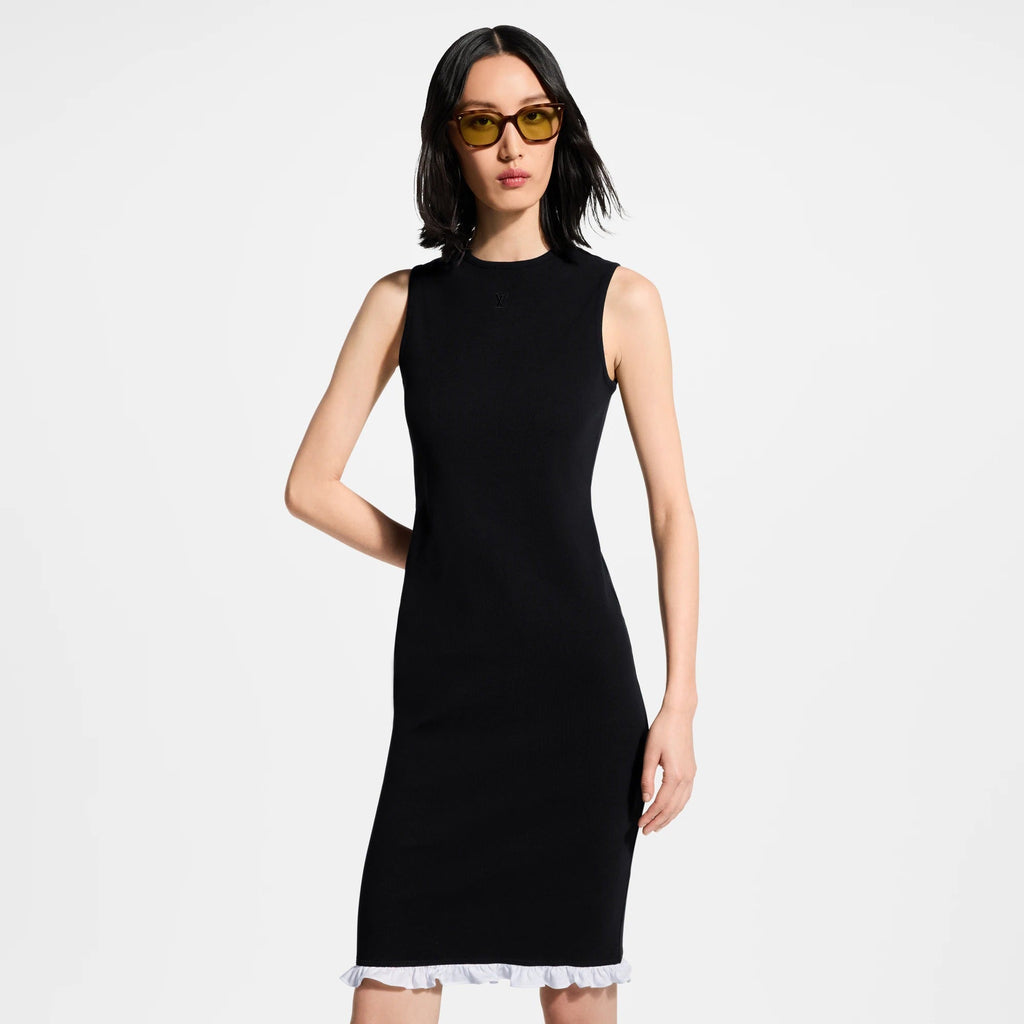 Ruffle Hem Tank Dress