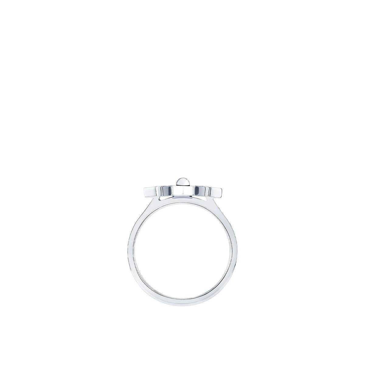 Star Blossom Ring, White Gold And Diamonds
