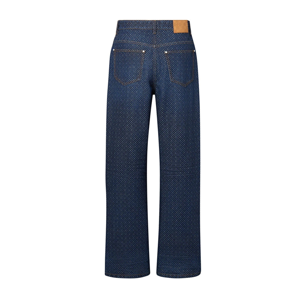 Reflective Nanogram Denim Skate Pants