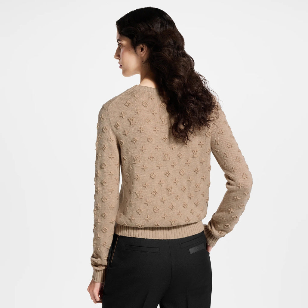 3D Monogram Pullover