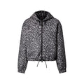 Cropped Signature Leopard Coat