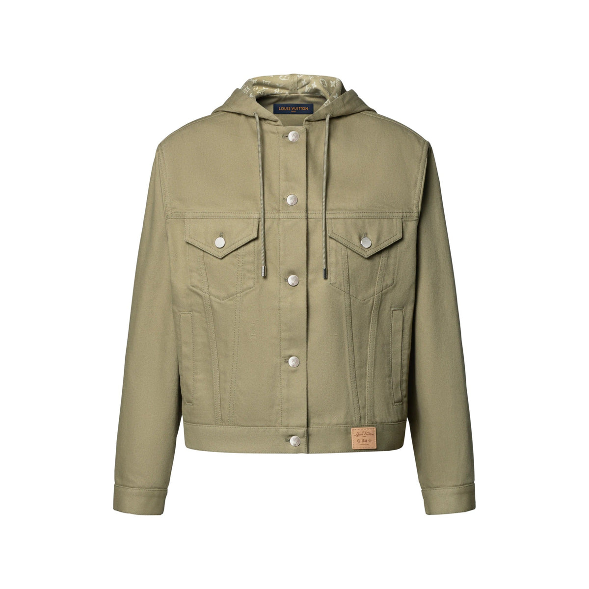 Hooded Inside-Out Monogram Jacket