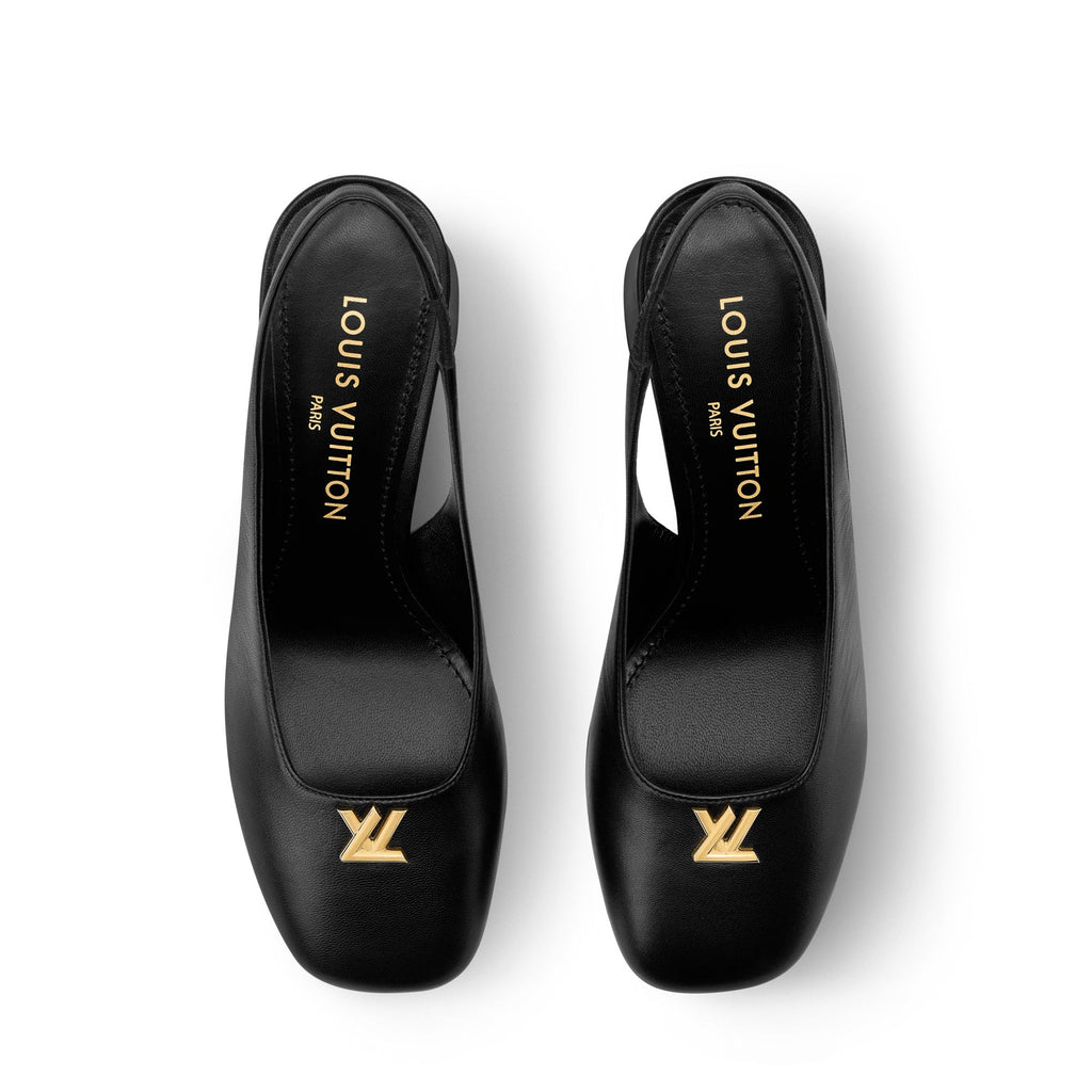 Swing Platform Slingback Pump