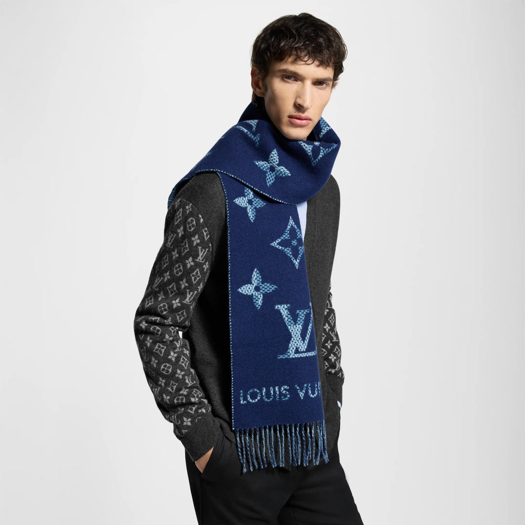 Monogram Check Scarf