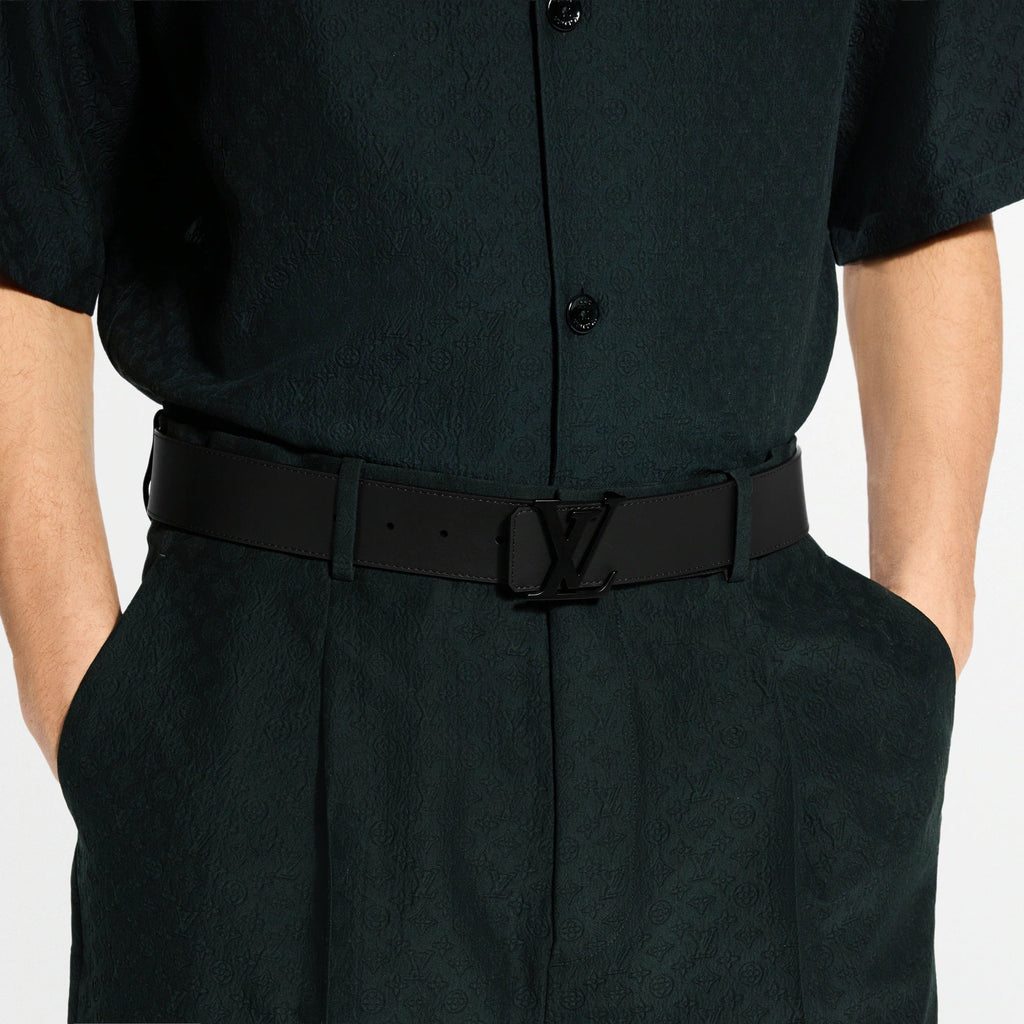 LV Initiales Midnight 40mm Reversible Belt