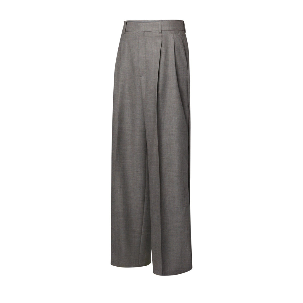Double-Pleated Pants